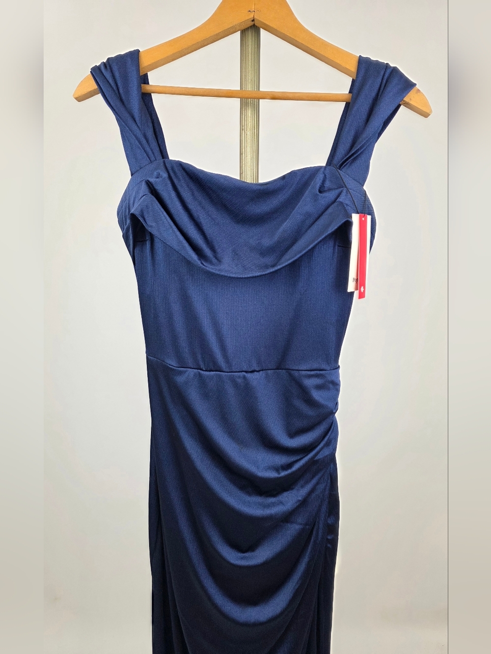 Popilush Women's Navy Blue Shapewear Tummy Control Maxi Cocktail Maxi Dress SM - Picture 9 of 11